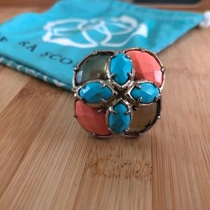 Kendra Scott flower ring (rare)